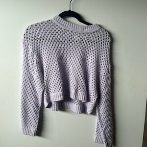 Sweater with cutouts